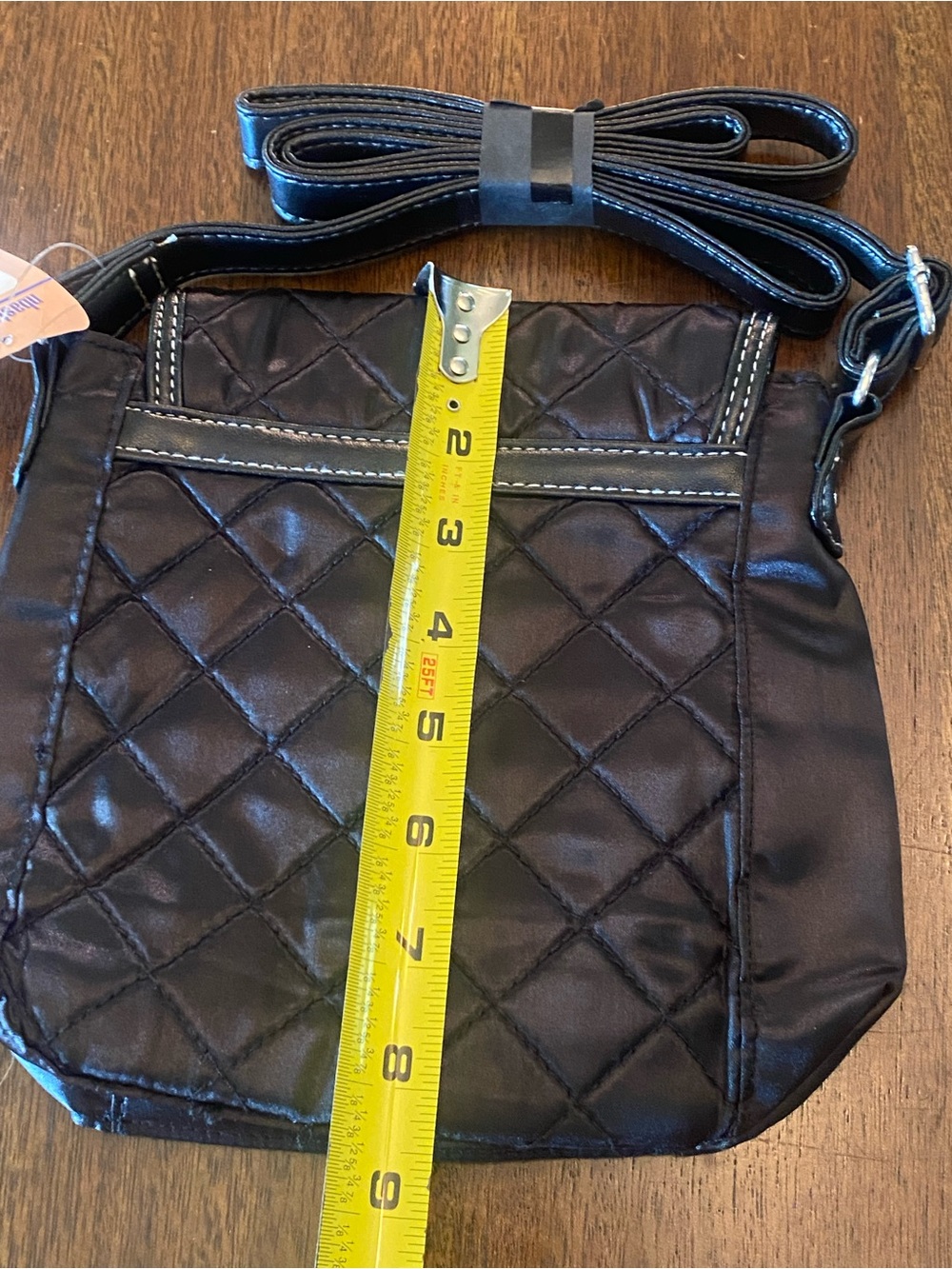 NBA New Orleans Hornets womens Quilted Shoulder Bag Purse New With Tags - Picture 7 of 8